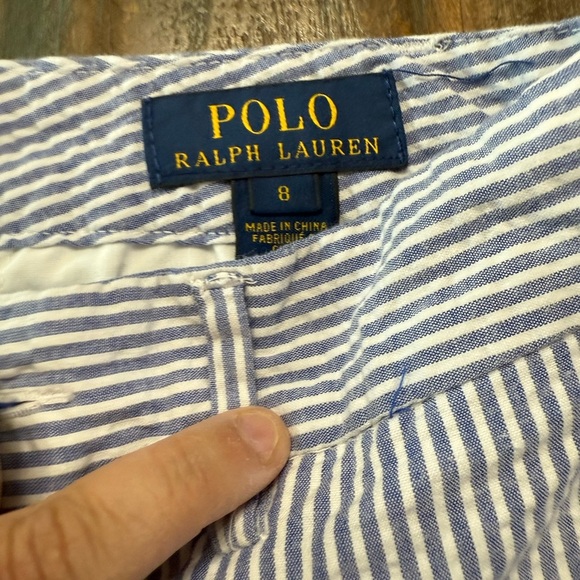 Polo by Ralph Lauren Kids Striped Pants - Blue and White - Picture 3 of 3